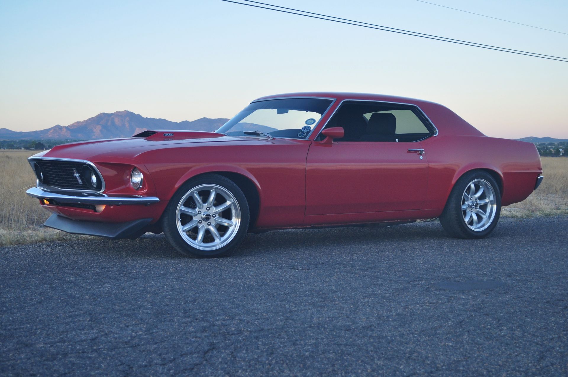 Ford Mustang with VTO vintage aluminum wheels - Photo 10