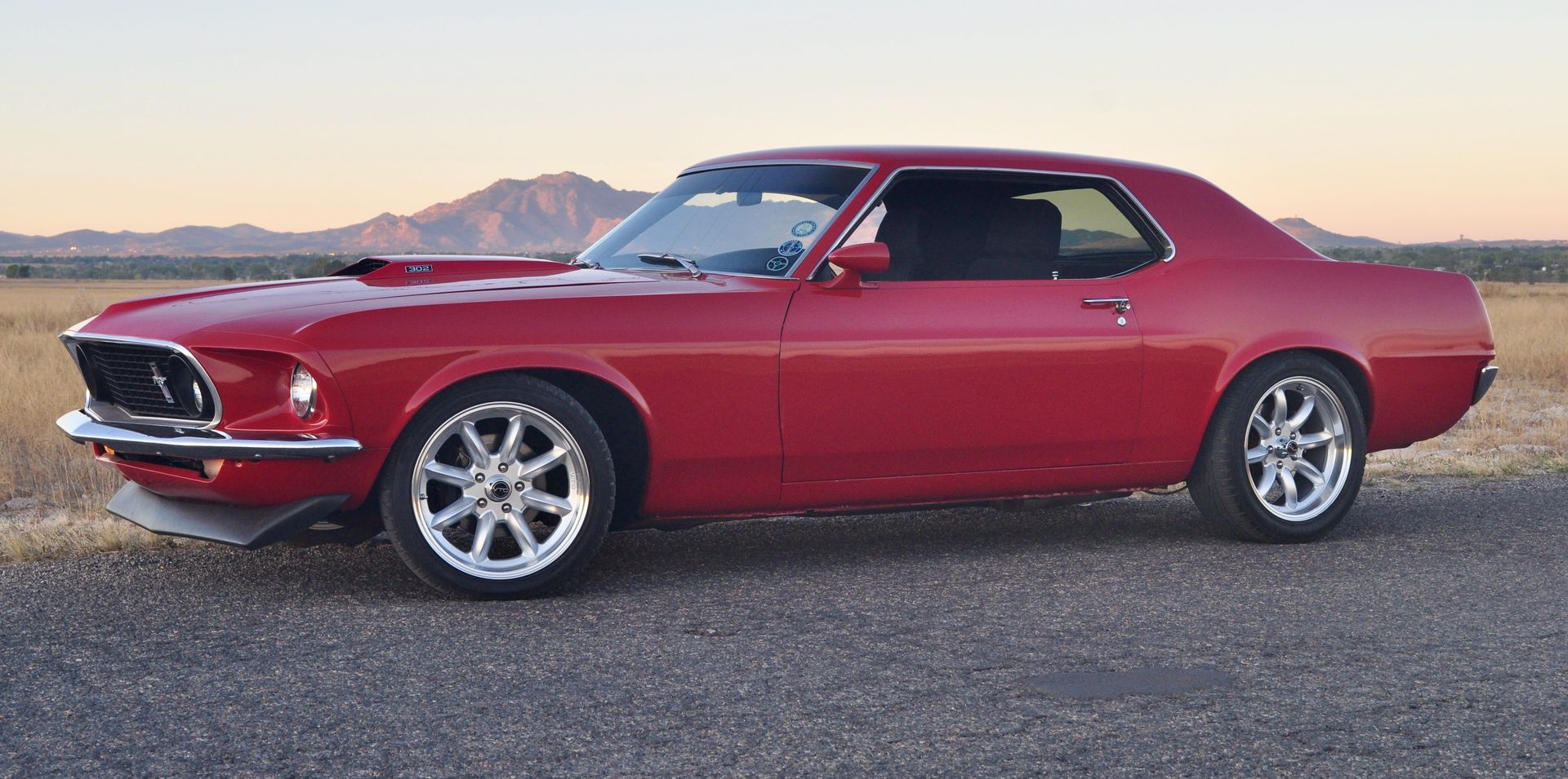 Ford Mustang with VTO vintage aluminum wheels - Photo 13