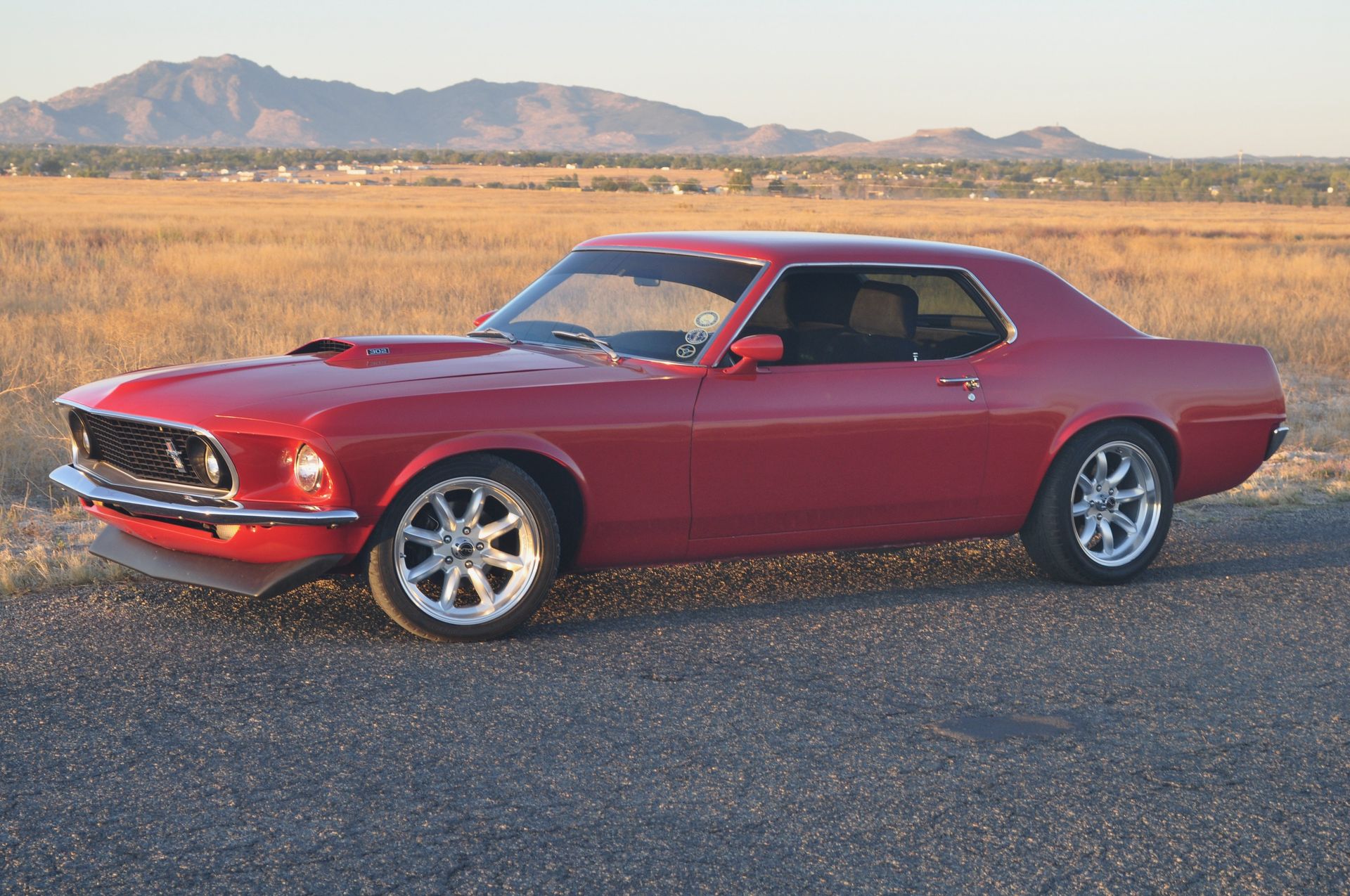 Ford Mustang with VTO vintage aluminum wheels - Photo 18