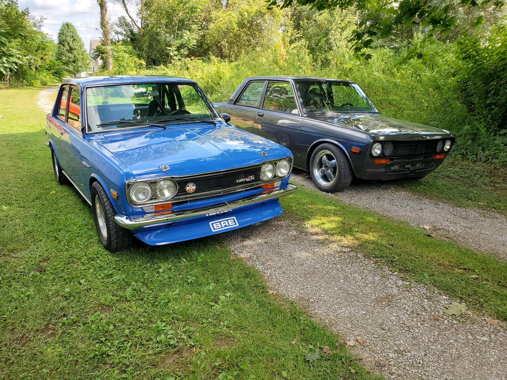 Datsun 510 with VTO vintage aluminum wheels - Photo 3