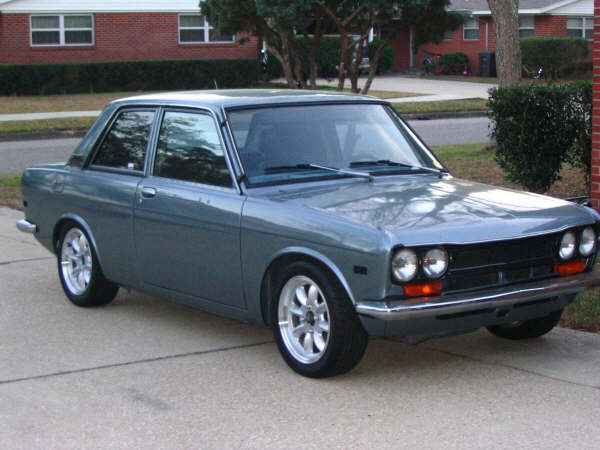 Datsun 510 with VTO vintage aluminum wheels - Photo 18