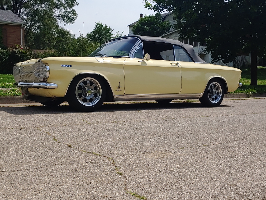 Chevrolet Corvair with VTO vintage aluminum wheels - Photo 3